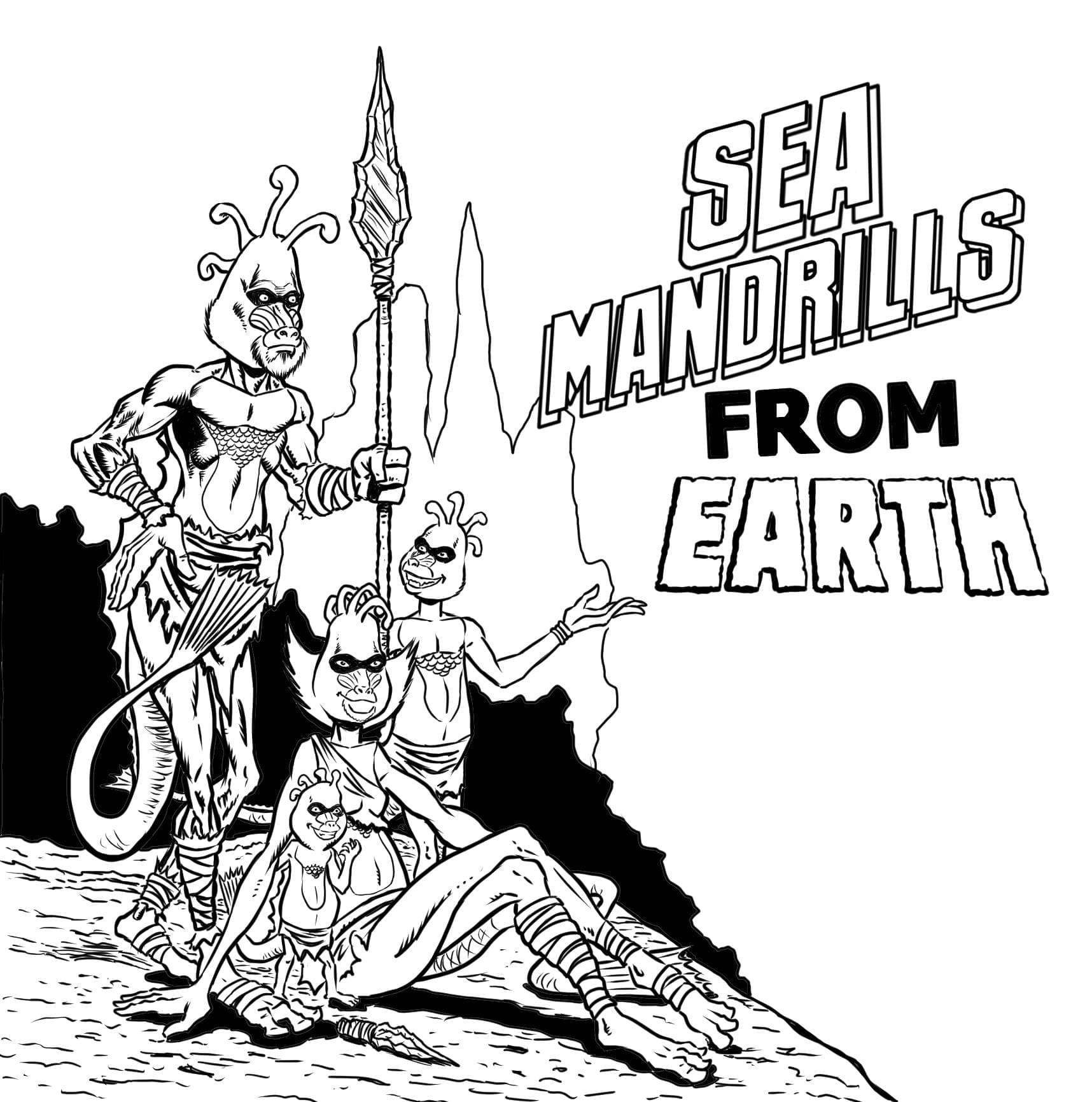 Sea Mandrills From Earth #1